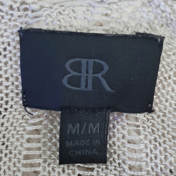 BANANA REPUBLIC- Linen Soft Knit Ruffled Cardi Vest - Picture 4 of 16